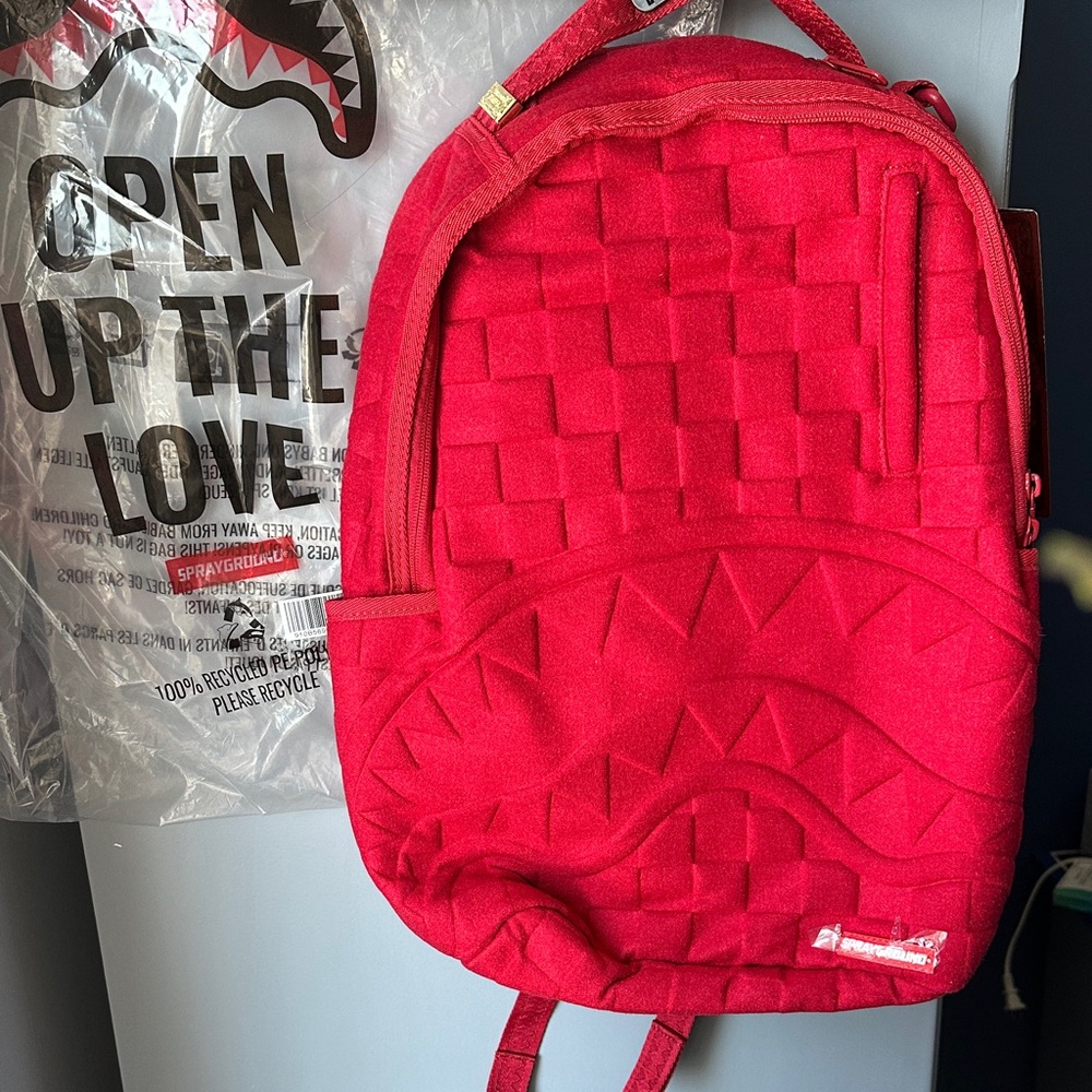 Sprayground Vibrant Red Backpack